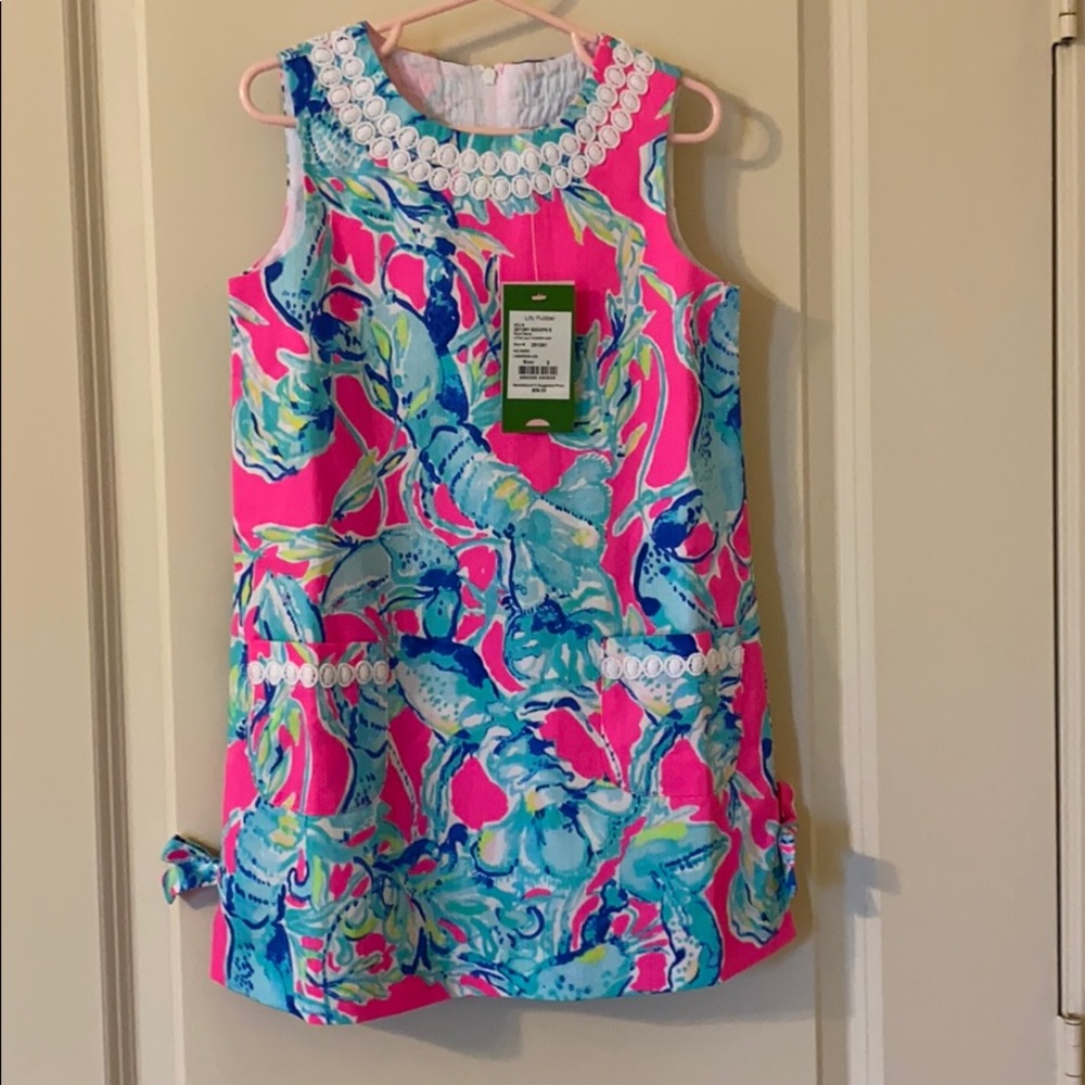 BNWT Little Lilly Classic Shift in Lobsters in Lov